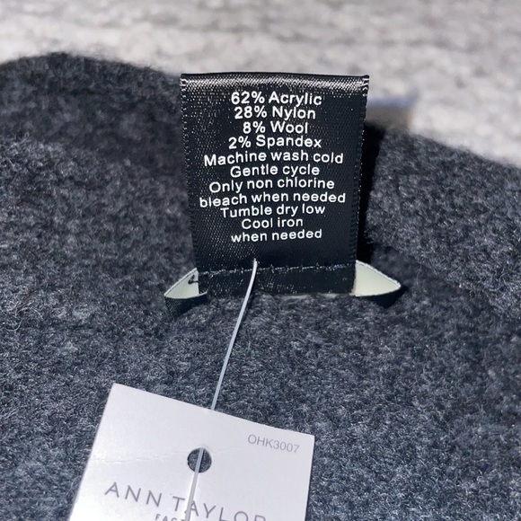 NWT Ann Taylor Wool Blend Open Front Long Cardigan Duster, S - Picture 5 of 6